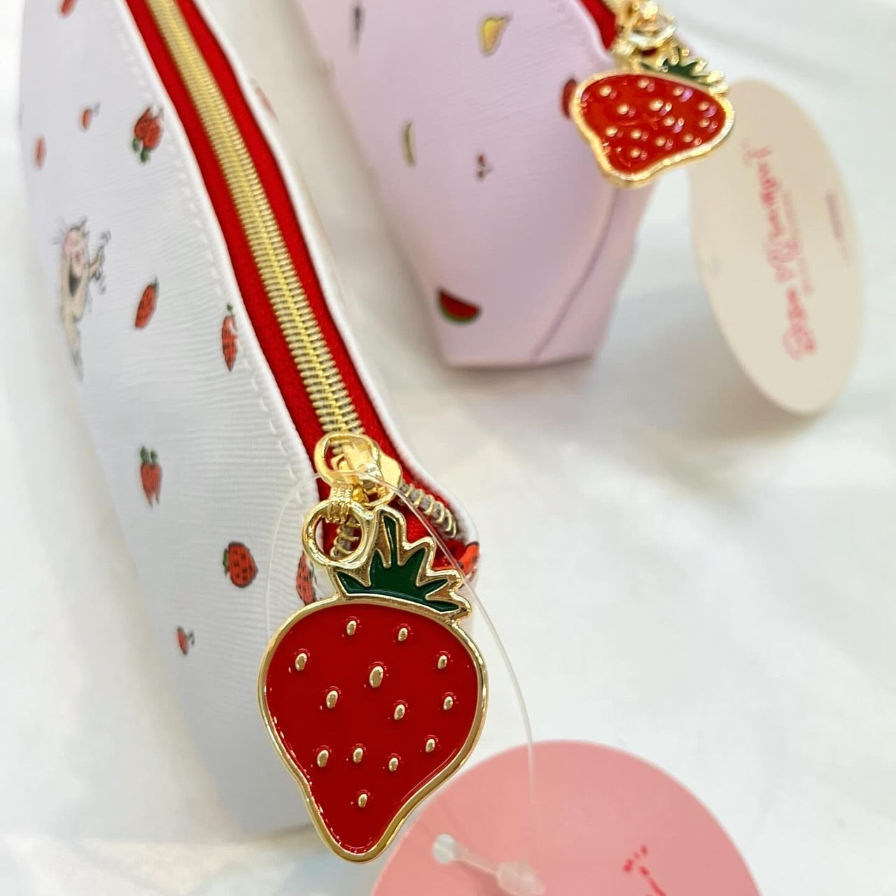 水森亜土】ペンケース〈2種類〉『イチゴ』『フルーツ』