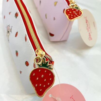 水森亜土】ペンケース〈2種類〉『イチゴ』『フルーツ』