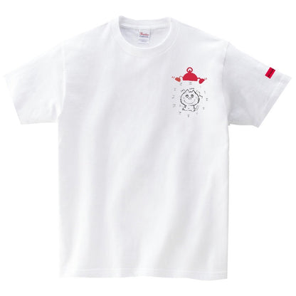 【水森亜土】アートサロン和錆オリジナル バックプリント半袖Tシャツ『カップル』