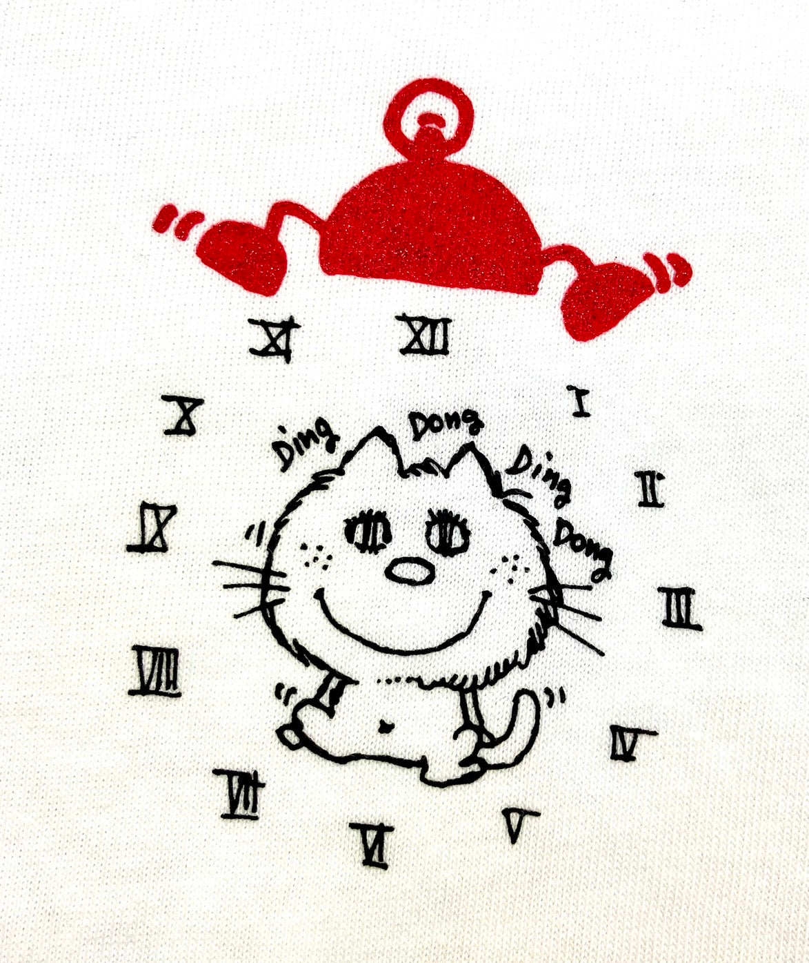 【水森亜土】アートサロン和錆オリジナル バックプリント半袖Tシャツ『カップル』