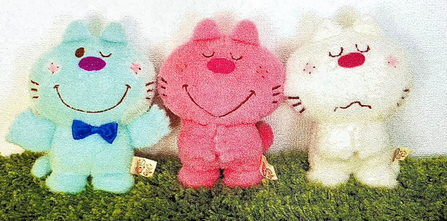 【水森亜土】ねこ　S　(ぬいぐるみ)(3種類)