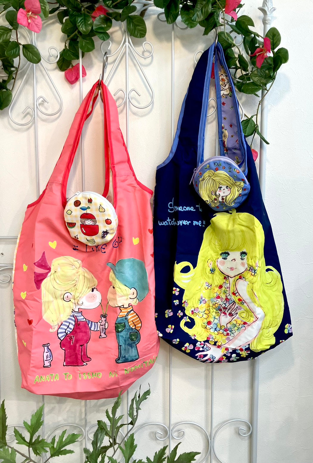 【水森亜土】エコバッグ(2種類)