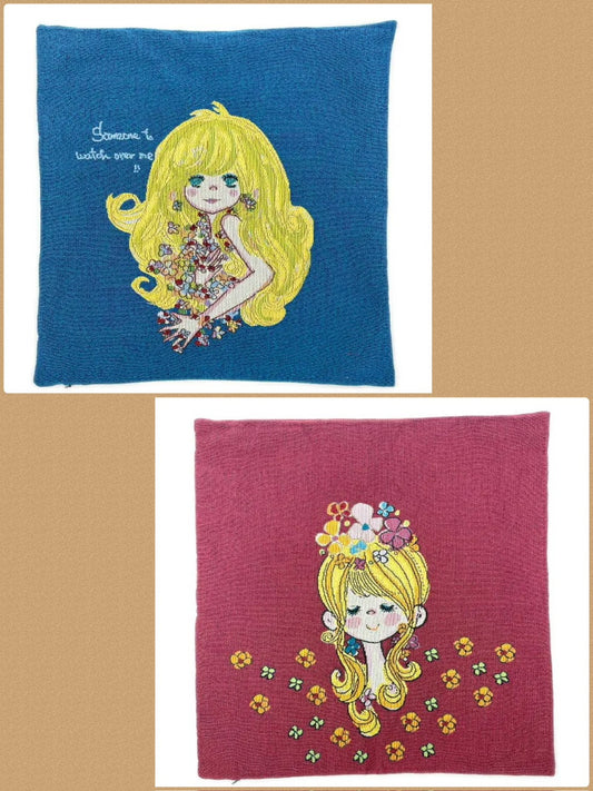 「水森亜土」ゴブランクッションカバー