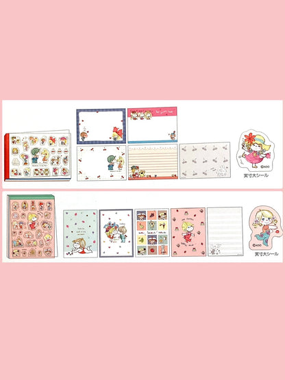 【水森亜土】メモパッド[シール付き]＜全2種類＞
