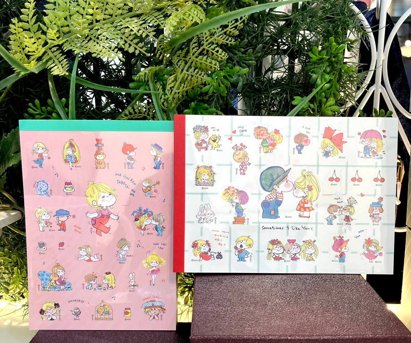 【水森亜土】メモパッド[シール付き]＜全2種類＞