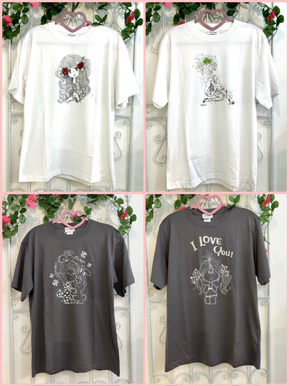 【水森亜土】ドライクールタッチTシャツ