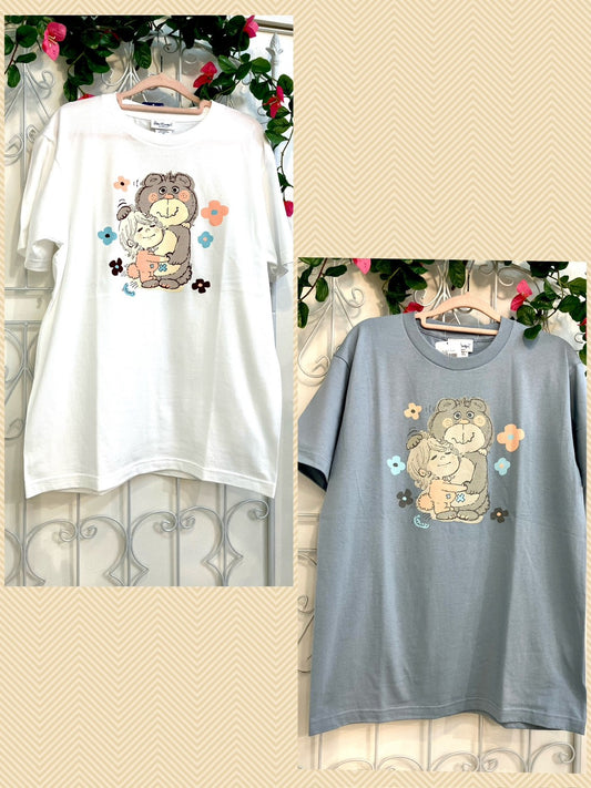 【水森亜土】半袖Tシャツ「クマ」